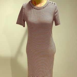 Black & White Striped Dress